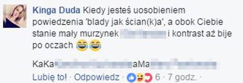 Kinga Duda w olśniewającej kreacji na półmetku