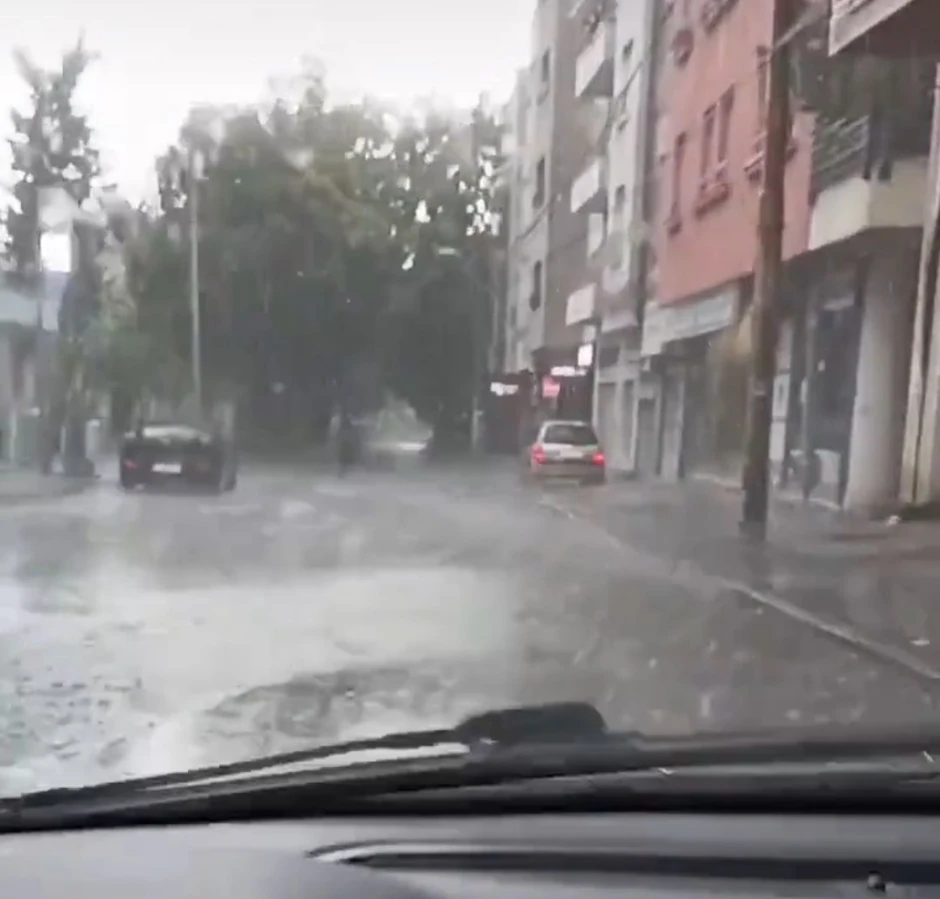 Pljusak u Beogradu 7.8.