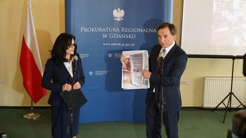 Zbigniew Ziobro podczas konferencji w październiku 2019.