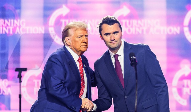 Donald Tramp Čarli Kirk