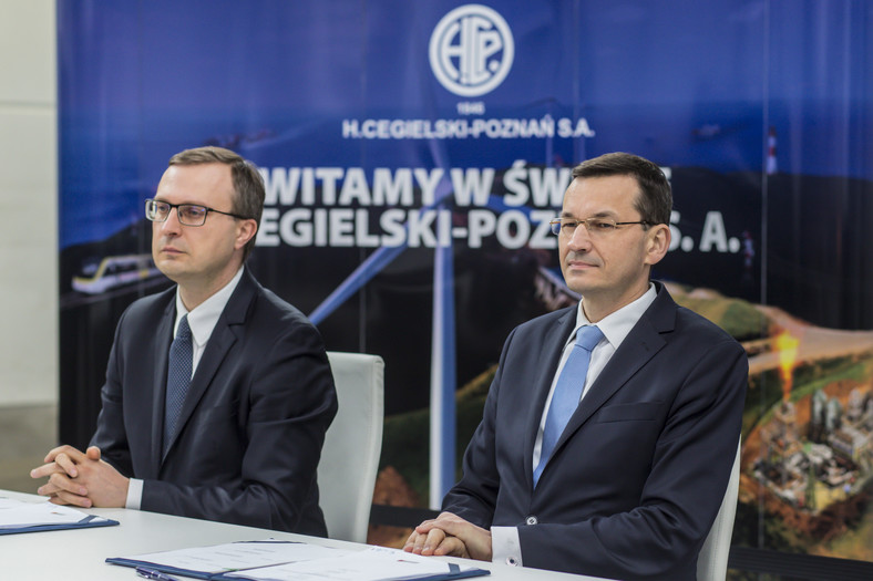 Paweł Borys i Mateusz Morawiecki. Zdjęcie z 2017 r.