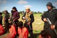 isis syria państwo islamskie terroryści żołnierze karabiny wideo dzieci