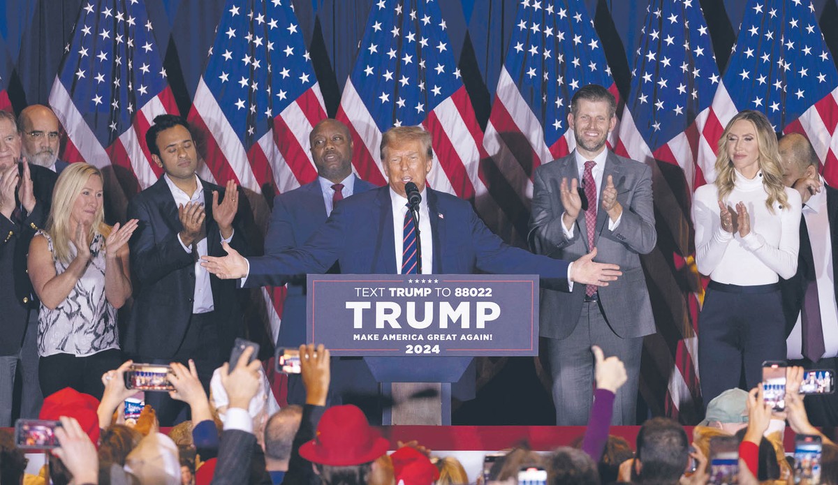 Po wygranej w Iowa Trump zwyciężył w prawyborach w New Hampshire