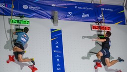 Brązowy medal Dzieńskiego we wspinaczce sportowej na czas