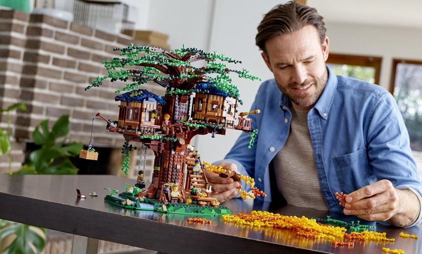Ekologiczne klocki LEGO. Zestaw domek na drzewie
