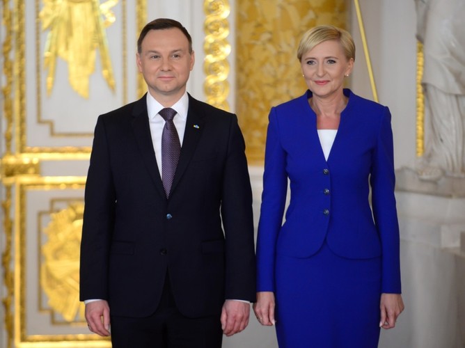 Agata Kornhauser-Duda i Andrzej Duda