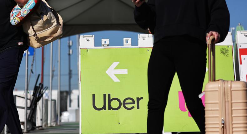 Uber's first quarter earnings were up up 29% year-over-year.Mario Tama/Getty Images
