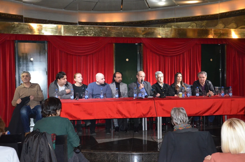 Pozorište na Terazijama, Predstava "Mister dolar", konferencija za medije autorskog tima