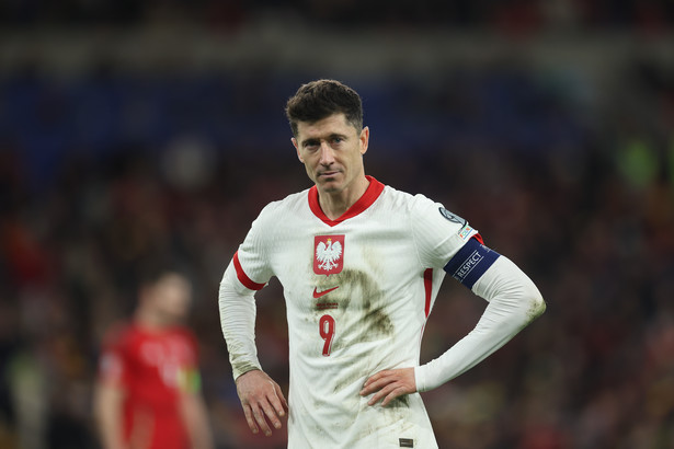 Robert Lewandowski w finale baraży o awans do piłkarskich mistrzostw Europy 2024 z Walią