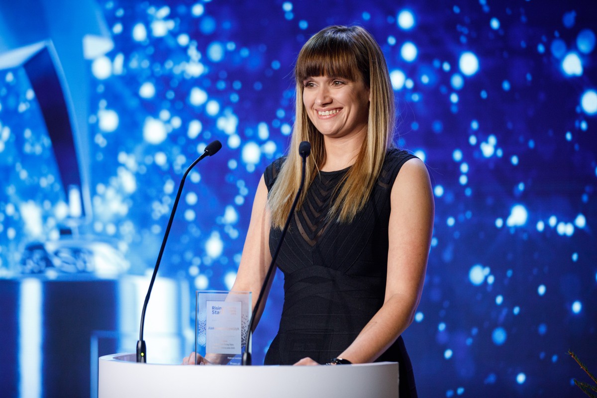 Aleksandra Krawczyk, zwyciężczyni Rising Stars 2020, podczas finałowej gali online