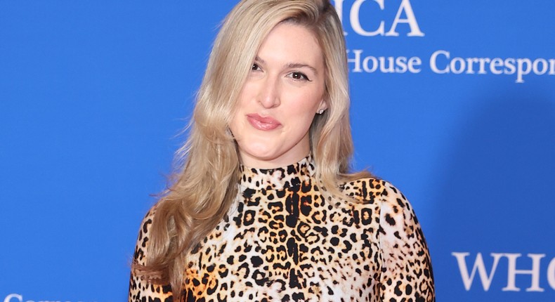 Olivia Nuzzi, shown at a White House Correspondents' Association Dinner, is leaving New York magazine.Paul Morigi/Getty Images