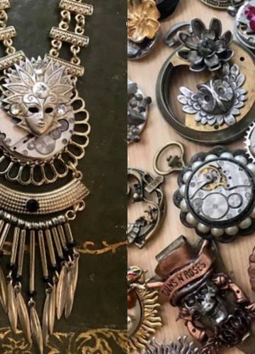 Steampunkové šperky Steampunk queen jewelery - Noizz