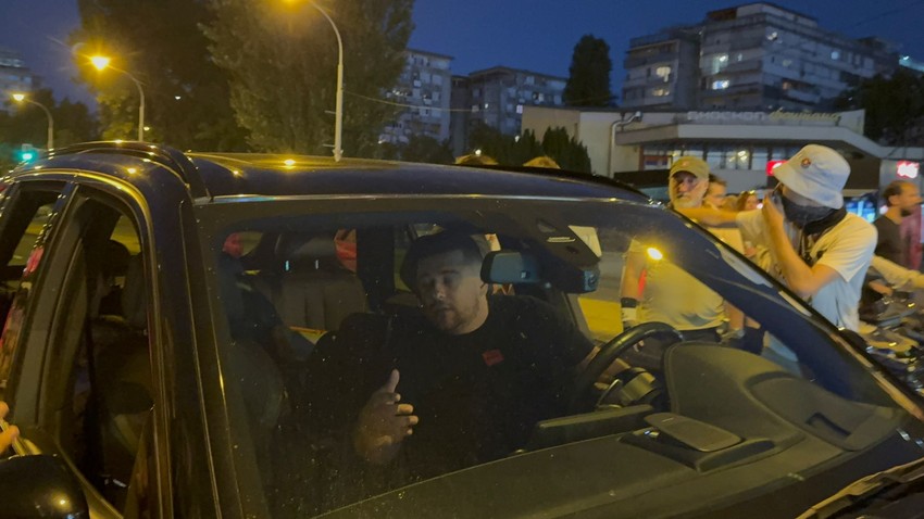 Pokusaj probijanja blokade, Fontana, Novi Beograd