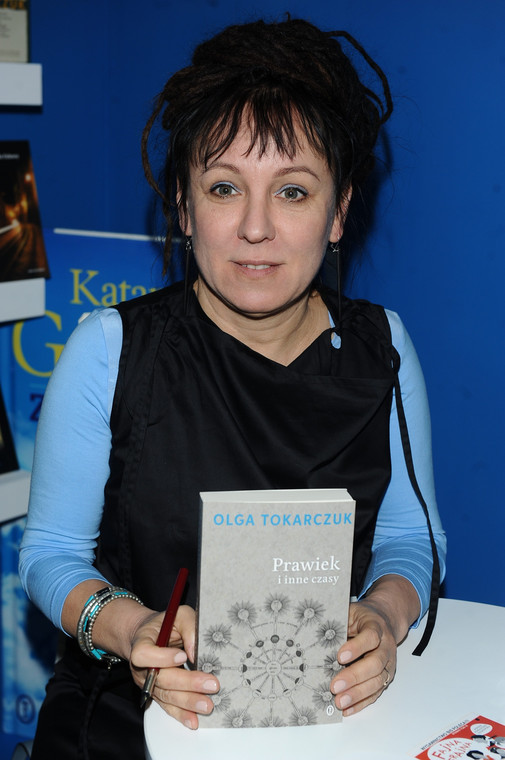 Olga Tokarczuk na targach książki