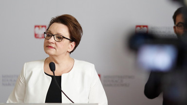Anna Zalewska: w szkołach jest miejsce dla młodzieży w rekrutacji w 2019 r.