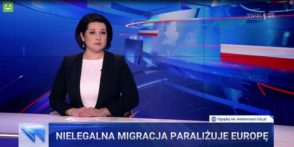 "Wiadomości" TVP ponownie wykorzystały scenę z serialu Netfliksa.