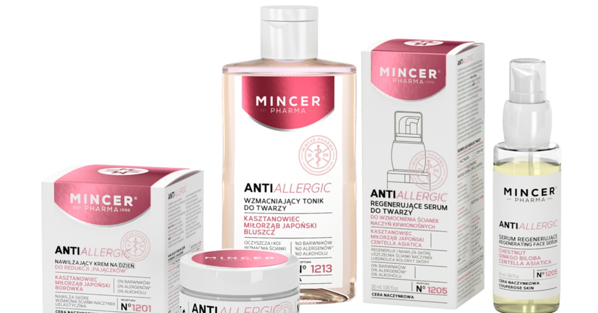 Mincer Pharma ANTIALLERGIC krem, serum, tonik Uroda