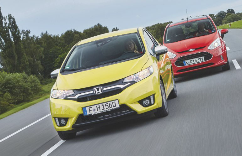 Pojemność kontra turbo - Honda Jazz vs Ford B-Max