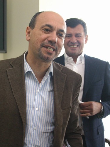 Wieczesław Smołokowski i Grzegorz Jankilewicz (z tyłu)