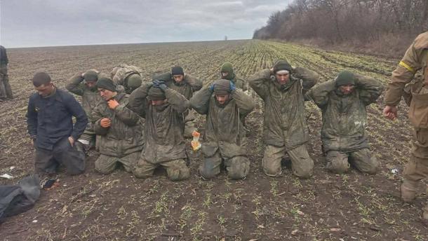 Rosyjscy jeńcy wojenni, wzięci w niewolę w obwodzie mikołajewskim