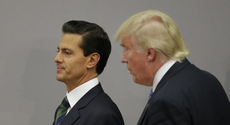 Donald Trump and Pena Nieto