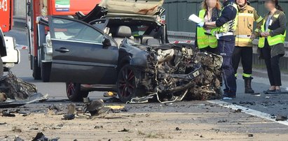 Groźny wypadek na Podlasiu. TIR zderzył się z osobówką