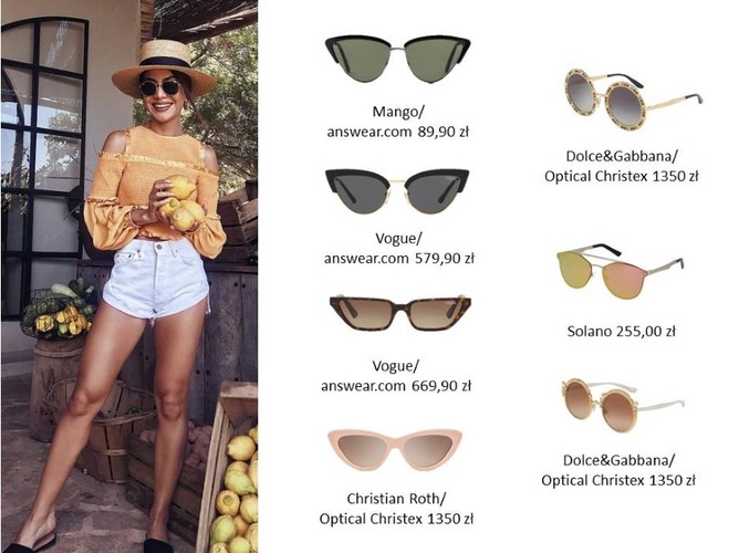 Modne dodatki na lato 2018: OKULARY