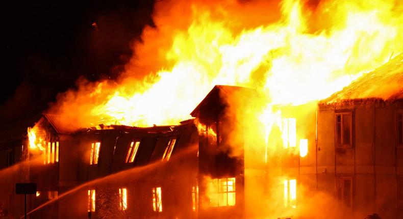 Fire guts Synagogue Church after candlelight procession for TB Joshua