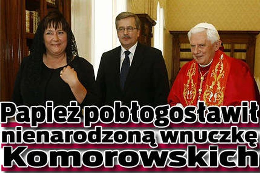 Komorowscy u Ojca Świętego! FOTY