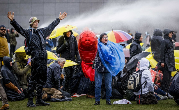 Protest w Amsterdamie