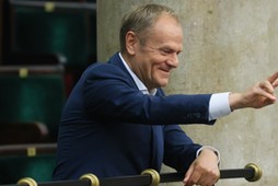 Donald Tusk na sali obrad Sejmu. 26.05.2023 r.