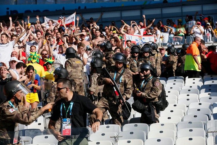 Angielscy kibice dali znać o sobie na mundialu w Brazylii