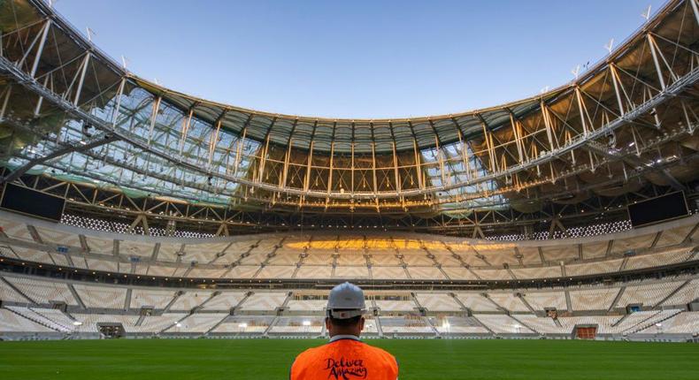 Lusail Stadium the 80,000-capacity venue that will host the World Cup final in December 2022 Creator: -