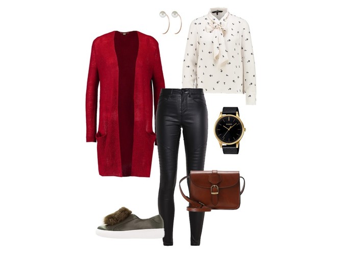 STYLIZACJE z kardiganem