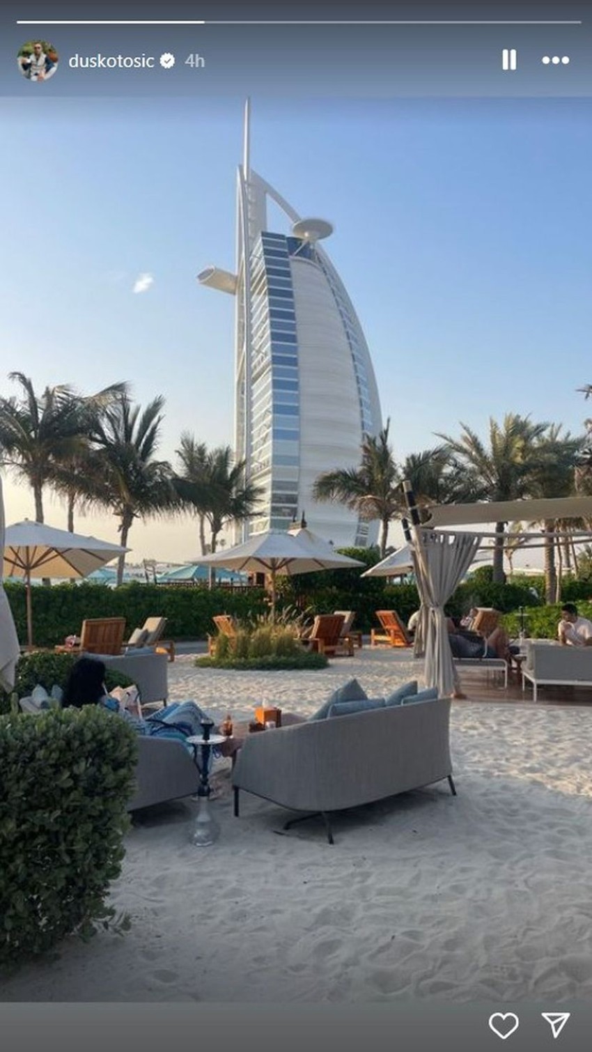 Duško Tošić objava