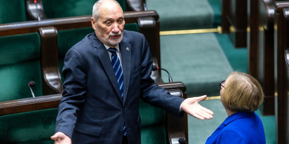 Antoni Macierewicz w Sejmie