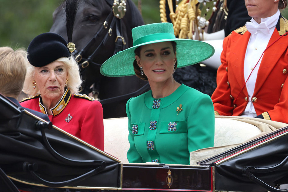 Trooping the Colour: królowa Kamila i księżna Kate 