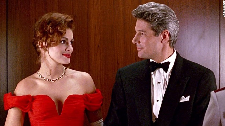 Richard Gere i Julia Roberts w filmie "Pretty Woman"