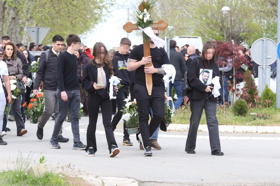Sahrana Saše Katančića Novo Groblje