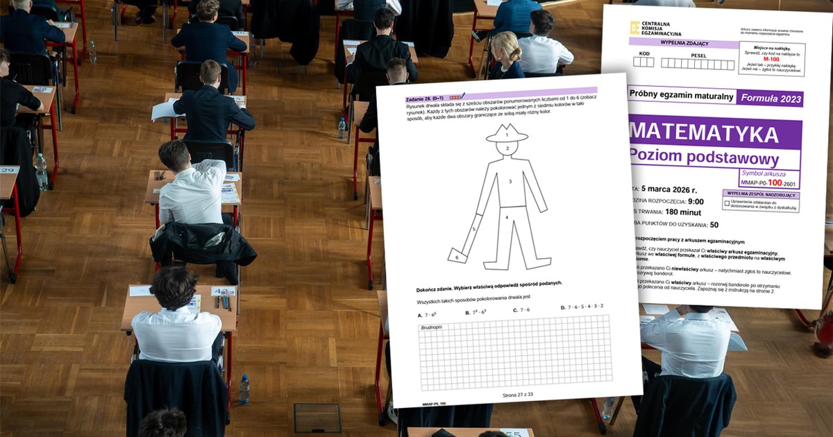 MEN krytykuje żartobliwe zadanie z drwalem w próbnej maturze