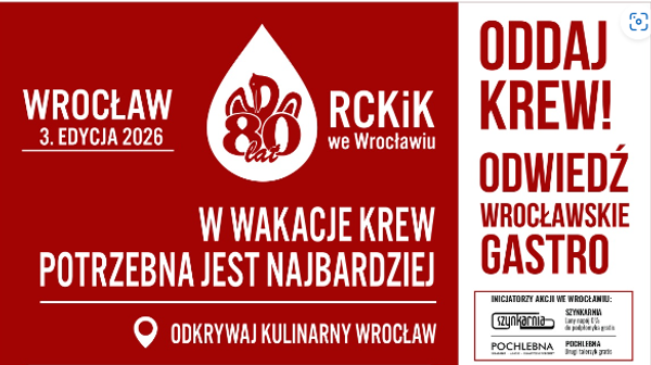 Akcja rusza w sierpniu, krew jest potrzebna już od dziś!