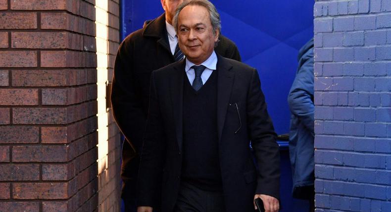 Everton owner Farhad Moshiri has converted a £100 million loan to the club into equity Creator: Paul ELLIS