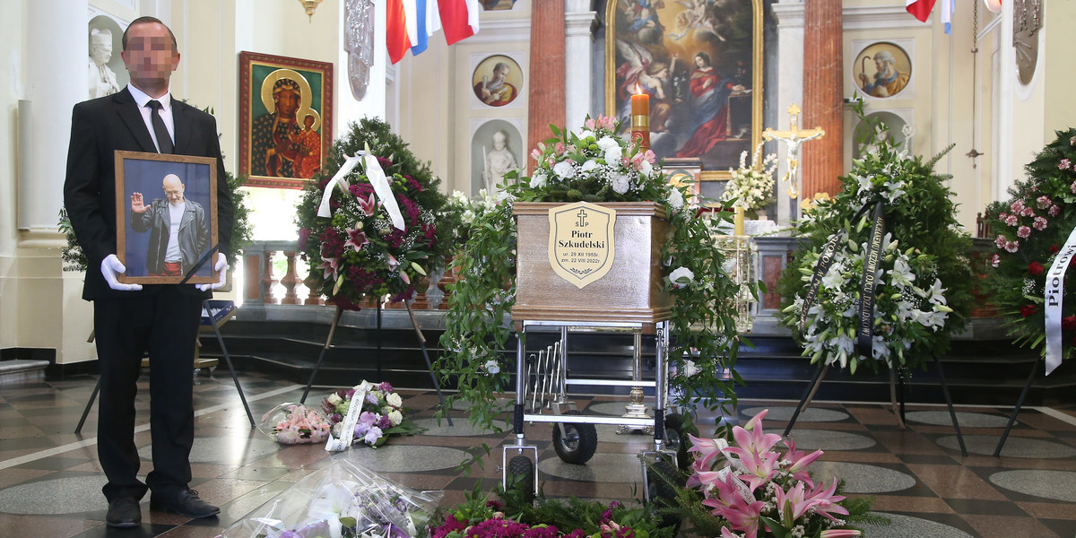 Pogrzeb Piotra Szkudelskiego. 