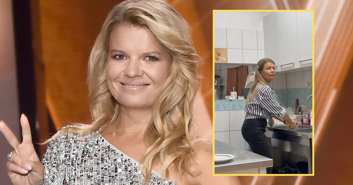 Marta Manowska na imprezie z uczestnikami "Rolnika...". Zaskoczyła