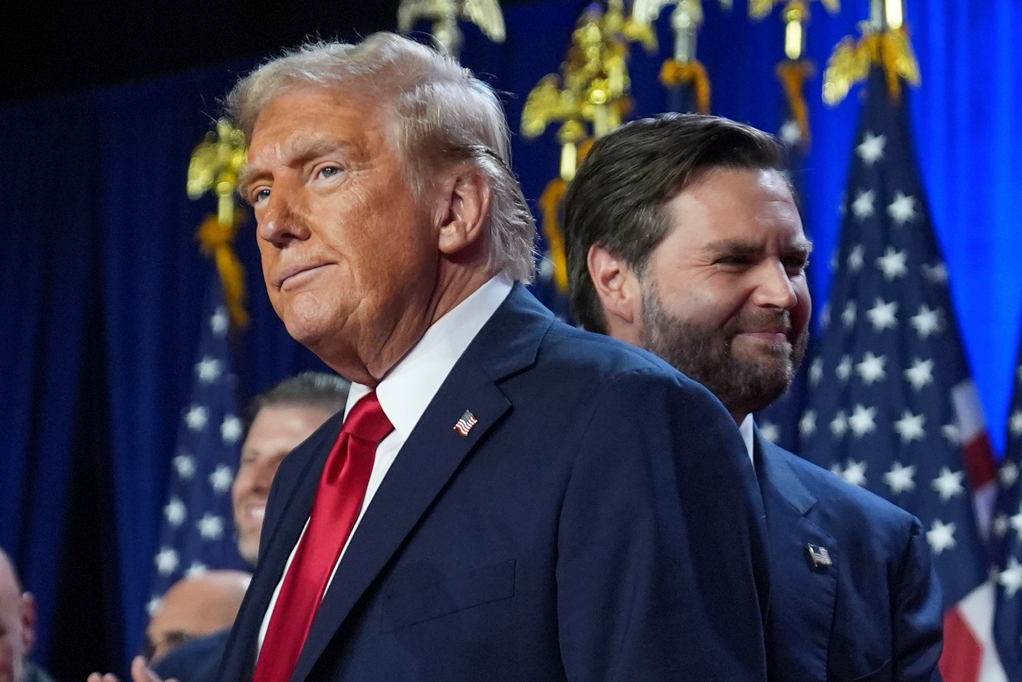 Donald Trump v americkom West Palm Beach 6. novembra 2024.