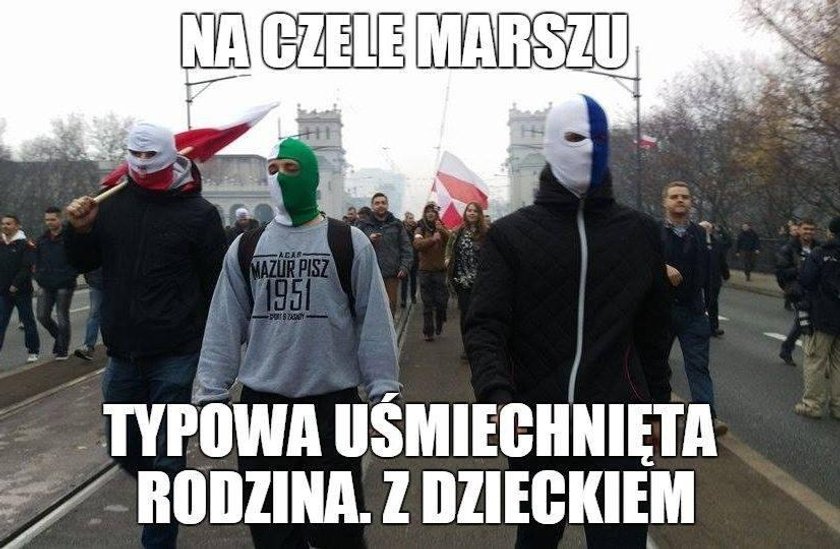 Internauci wyśmiewają Marsz Niepodległości