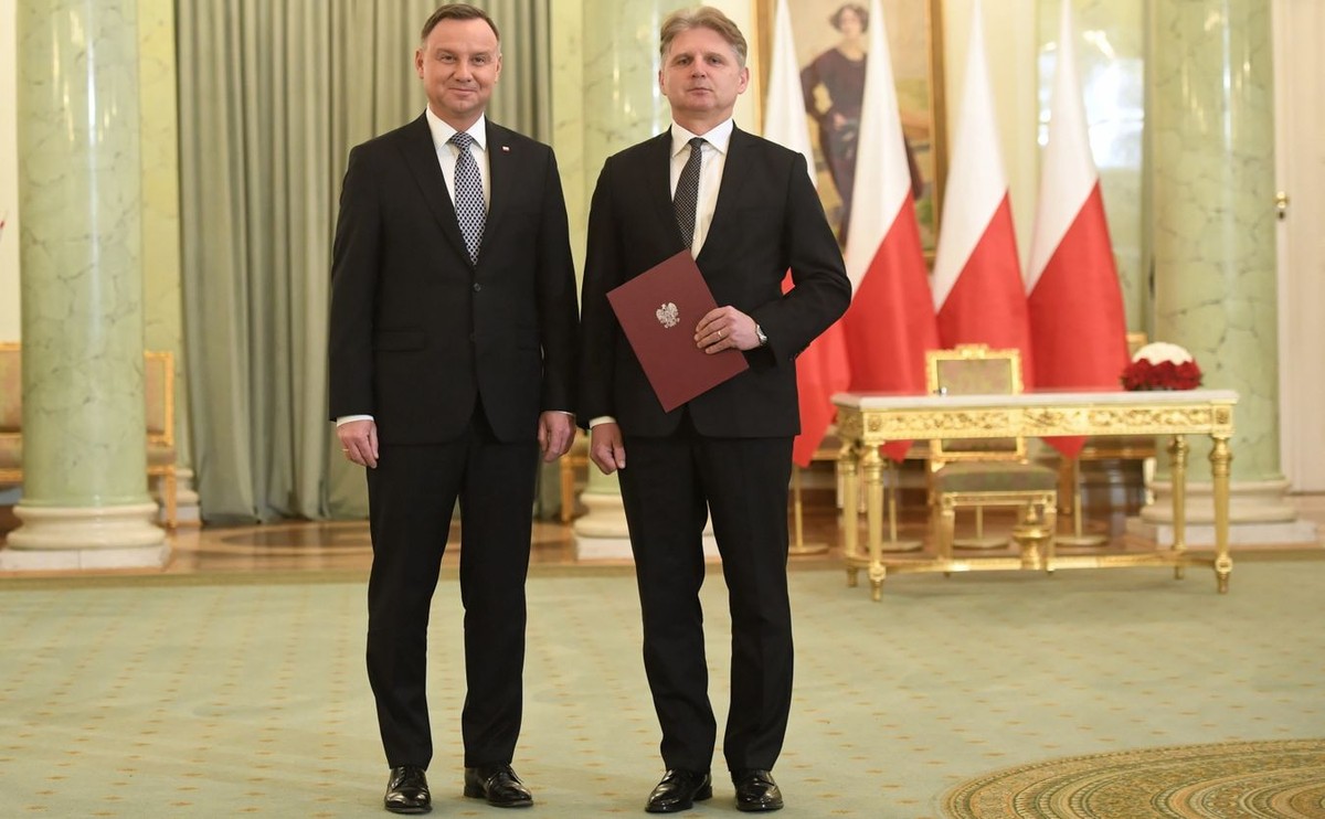 Prezydent Andrzej Duda i Cezary Kochalski
