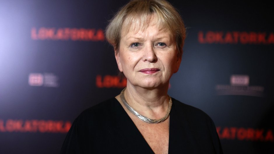 Sławomira Łozińska na premierze filmu "Lokatorka" 