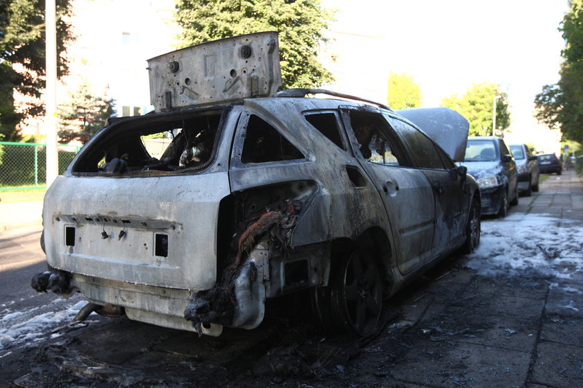 Auto spalone przez Marcina W. 