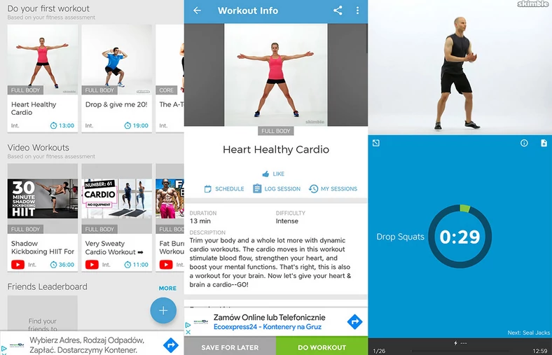 Workout Trainer: home fitness